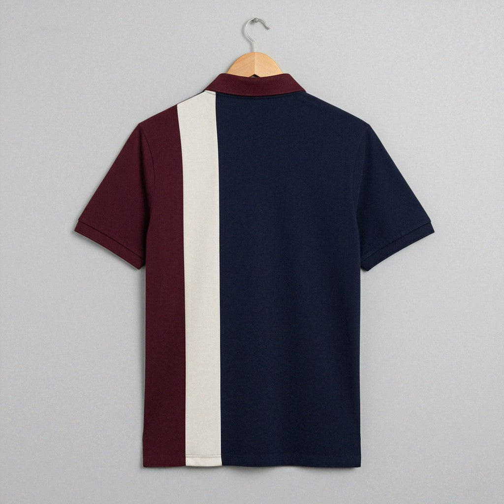 Premium Men’s Color-Block Polo