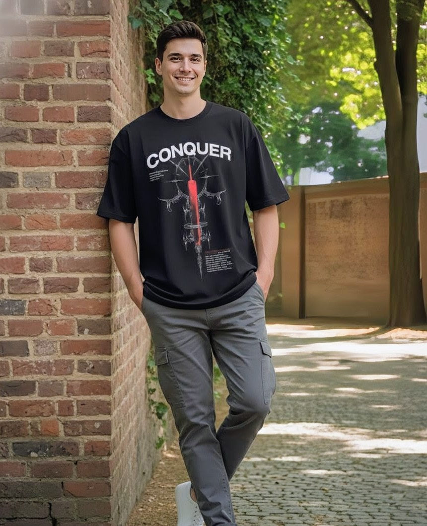 Premium Unisex ECLIPSE CONQUEROR  Oversized Tee