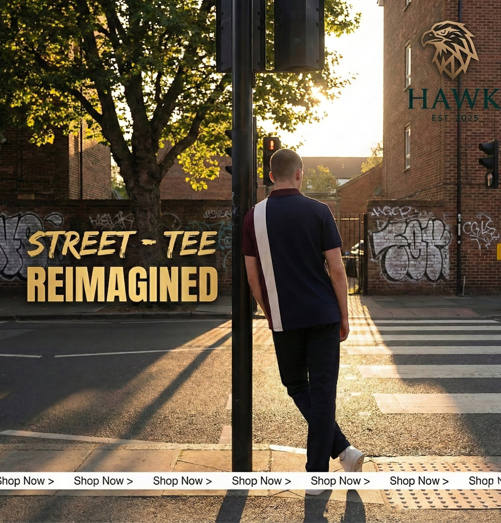 Premium Men’s Color-Block Polo