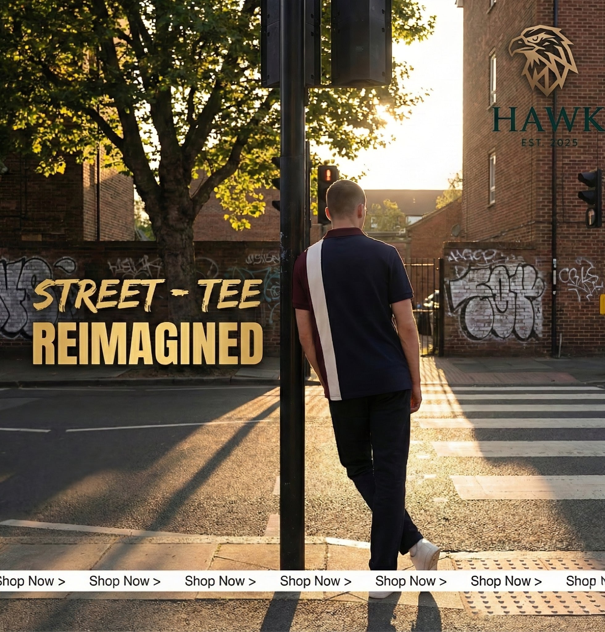 Premium Men’s Color-Block Polo