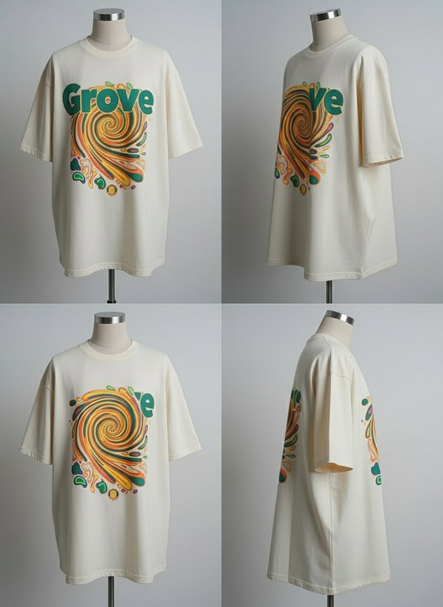 Premium Unisex Comfort Grove Oversized Cotton T-Shirt
