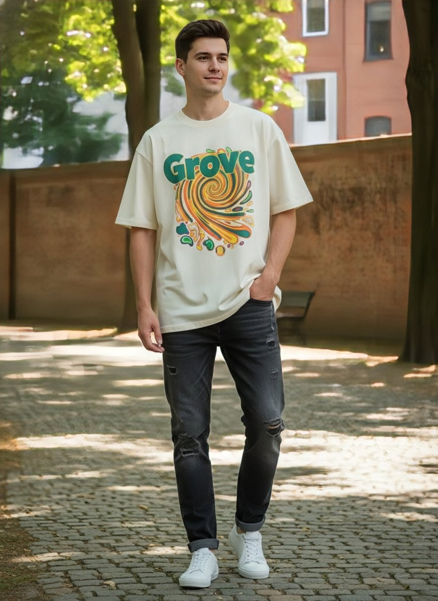 Premium Unisex Comfort Grove Oversized Cotton T-Shirt